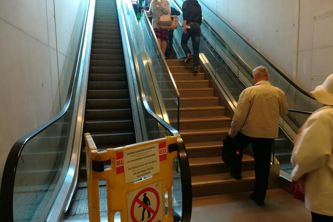 Ruchome schody na dworcu PKP w Katowicach zostaną naprawione! PKP ogłosiło przetarg!