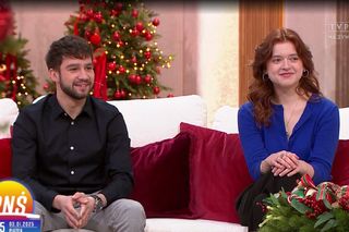 Pytanie na śniadanie, 3.01.2025. Gabriela Raczyńska (Basia z M jak miłość), Krystian Domagała (Mateusz Mostowiak)