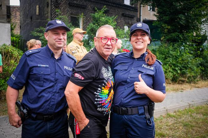 Jurek Owsiak przyjechał do Chorzowa. Oficjalnie otwarto rondo im. Fundacji WOŚP