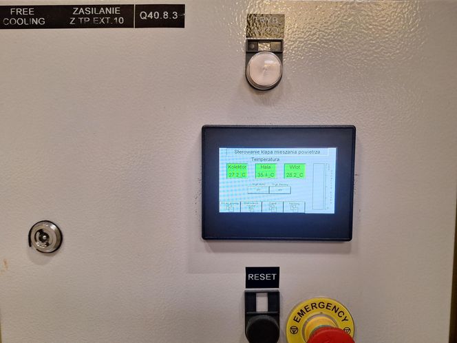 System free-cooling (układ sterowania)