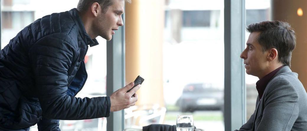 M jak miłość odcinek 1353, Marek (Kacper Kuszewski), Wojtek Reda (Dawid Ściupidro)