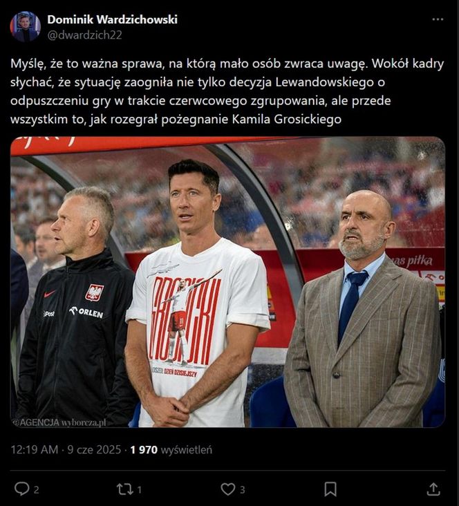 Świat sportu o odejściu Lewandowskiego z kadry