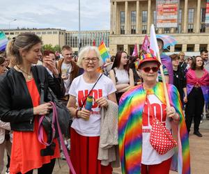 Minister ds. równości Katarzyna Kotula na Marszu Równości w Łodzi,