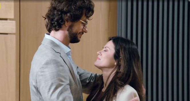 M jak miłość odc. 1874. Kasia (Paulina Lasota), Mariusz (Mateusz Mosiewicz)