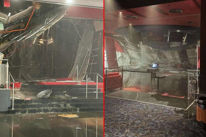 1400 osób ewakuowane po zarwaniu się sufitu w Cinema City