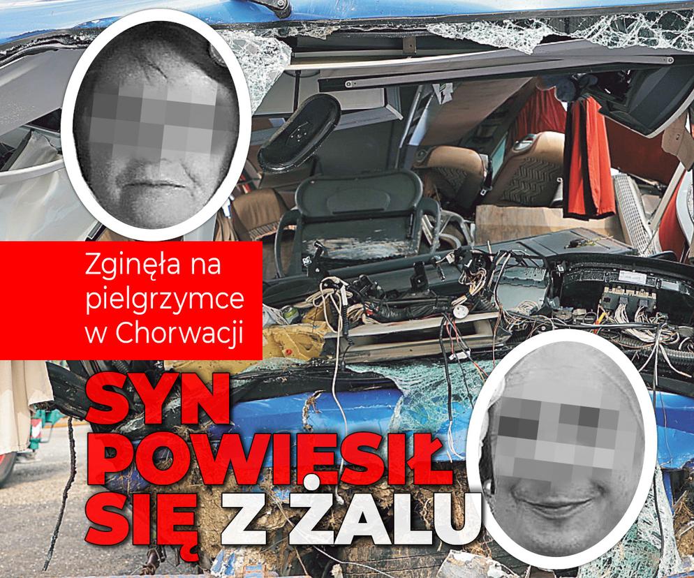 Katastrofa autokaru w Chorwacji: Matka zginęła jadąc na pielgrzymkę do Medjugorie. Jej syn powiesił się z żalu