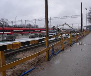 Postępują prace nad konstrukcją budynku Dworca Głównego w Olsztynie. Perony niemal na ukończeniu [ZDJĘCIA]