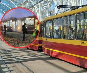 Trudny poranek pasażerów MPK Łódź. W tramwaju nagle pojawił się dym