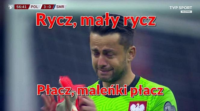 Internauci w formie! Zobacz najlepsze memy po meczu Polska - San Marino! Fabiański na pierwszym planie! 