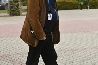 Adam Michnik na pogrzebie Janusza Weissa