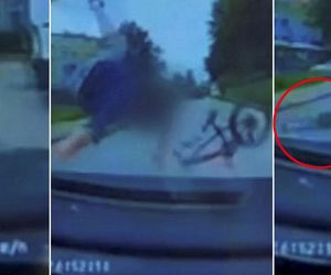 7-latek na rowerze wjechał pod samochód! Dziecko było bez opieki