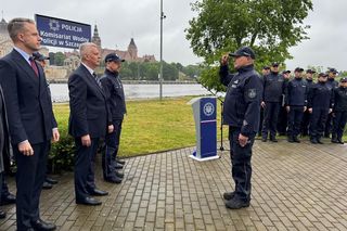 Otwarcie komisariatu wodnego na wyspie Bielawa