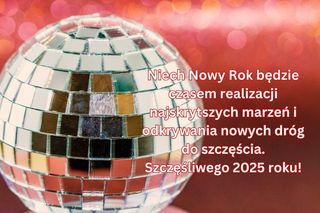 Szczęśliwego Nowego Roku 2025 życzenia i wierszyki