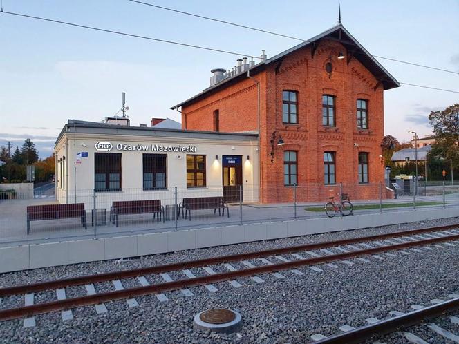 Zmodernizowany dworzec kolejowy w Ożarowie Mazowieckim
