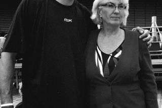 Marcin Gortat z mamą