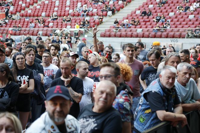 Koncert AC/DC w Warszawie (4.07.2025) - część pierwsza. Organizatorem koncertu jest Live Nation