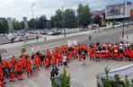 Protest ratowników medycznych w Olsztynie