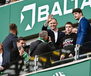 Prezydent Nawrocki na meczu Lechii Gdańsk