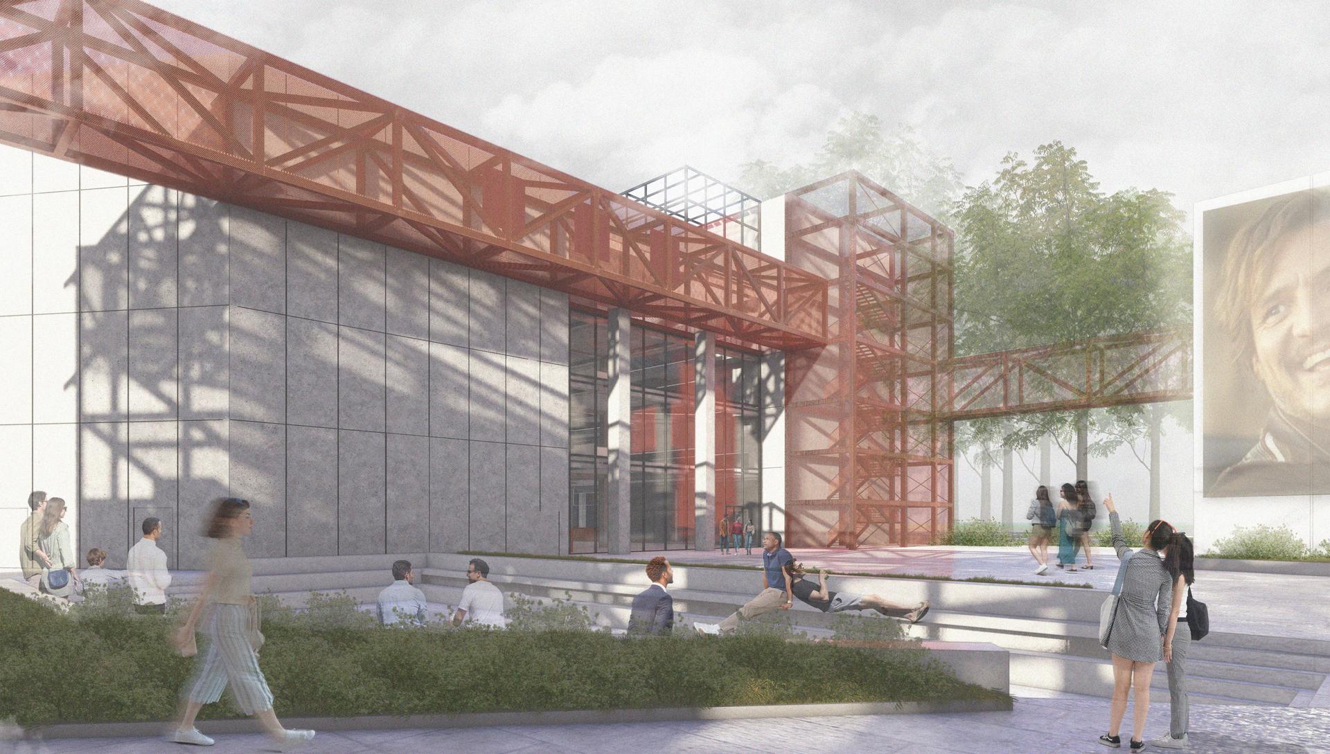 Nowy Marchijski - projekt ośrodka kultury i integracji na terenie zabytkowego dworca