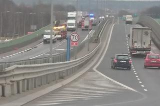Karambol 5 samochodów na Kleeberga zablokował trasę Białystok - Ełk