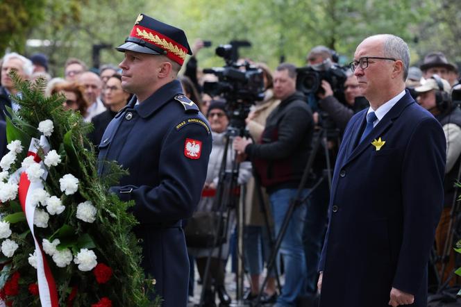Oficjalne uroczystości z okazji 81. rocznicy wybuchu powstania w getcie warszawskim