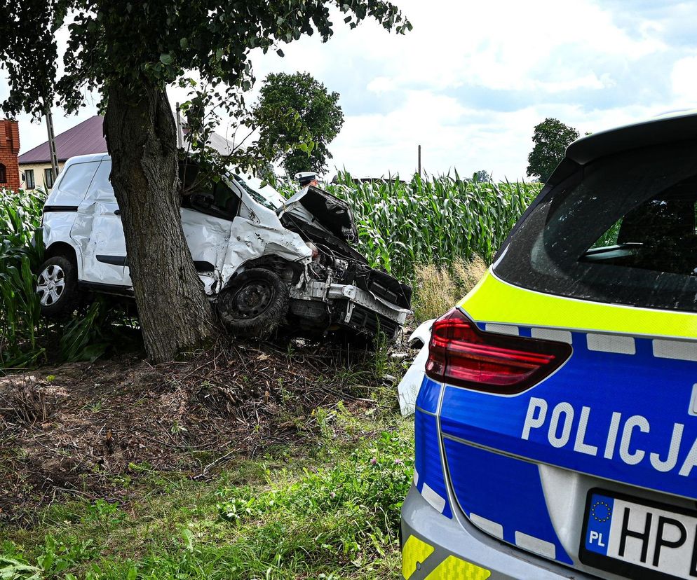 Wypadek w Wólce Ciechomskiej spowodował spore utrudnienia w ruchu