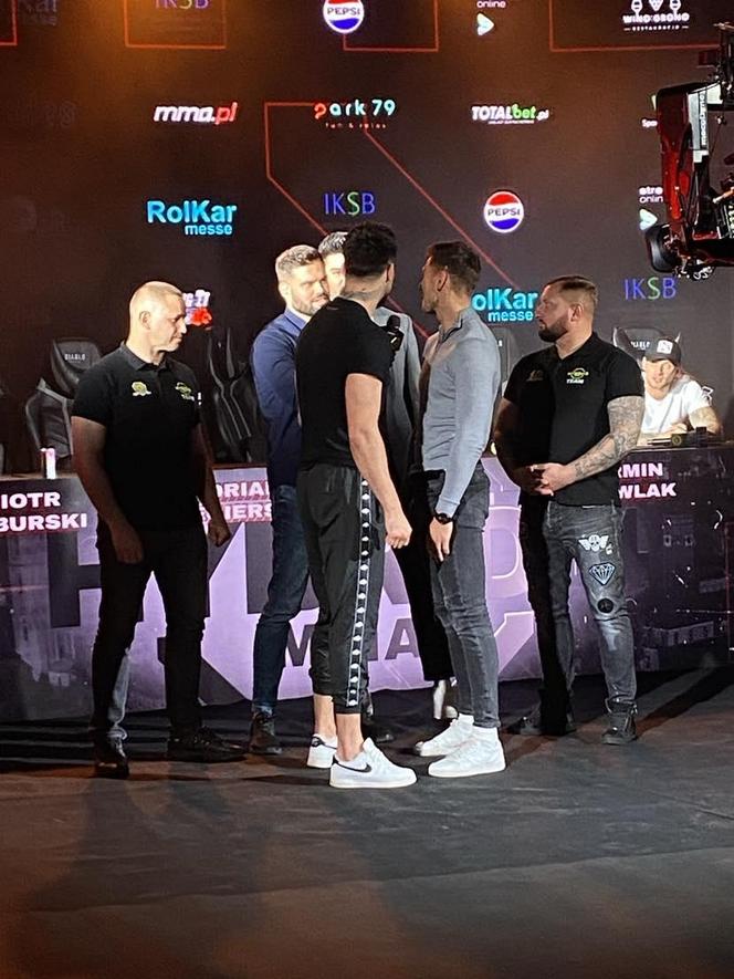 Konferencja w przed galą Hybrid MMA 4  w Zielonej Górze