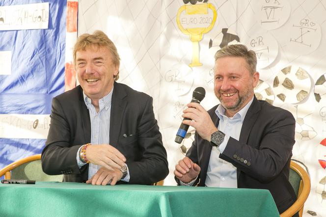 Jerzy Brzęczek i Zbigniew Boniek