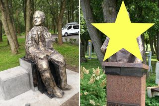 Niezwykła przemiana pomnika polskiego polityka. Teraz widać podobieństwo