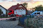 Jadowniki. Śmiertelny wypadek w czasie prac remontowo-rozbiórkowych. Komin osunął się na 26-latka