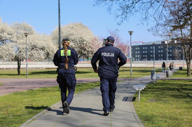 Policja i wojsko na ulicach Krakowa