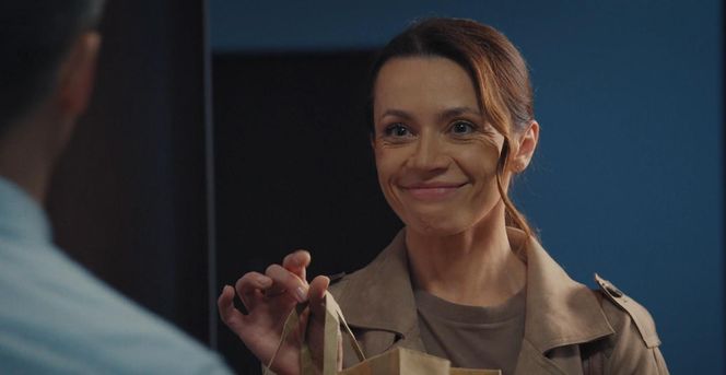 M jak miłość odc. 1874. Jakub Karski (Krzysztof Kwiatkowski), Martyna (Magdalena Turczeniewicz)