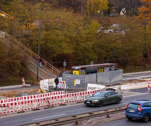 Remont placu Na Rozdrożu w Warszawie, listopad 2023