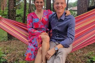 M jak miłość nowy sezon na planie. Kinga (Katarzyna Cichopek), Piotrek (Marcin Mroczek)