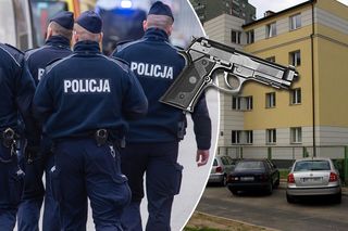 Strzały w komendzie na Gocławiu. Policjant bawił się bronią!? O włos nie ranił koleżanki!