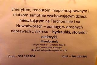 Pan Józef naprawi cieknący kran i zepsute gniazdko. Niesamowita historia Złotej Rączki z Tarchomina