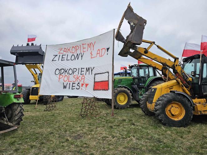 Protest rolników na Podkarpaciu