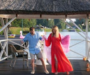 	Barwy szczęścia odc. 3124. Agnieszka (Katarzyna Tlałka), Łukasz (Michał Rolnicki)