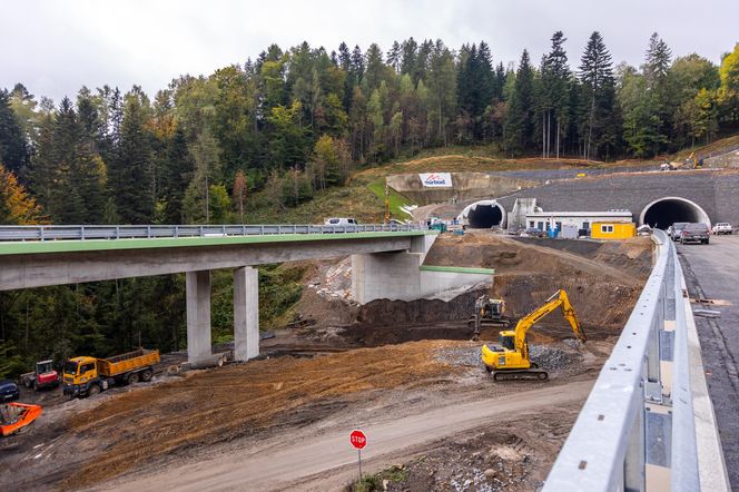 Budowa S1 Przybędza - Milówka, październik 2024