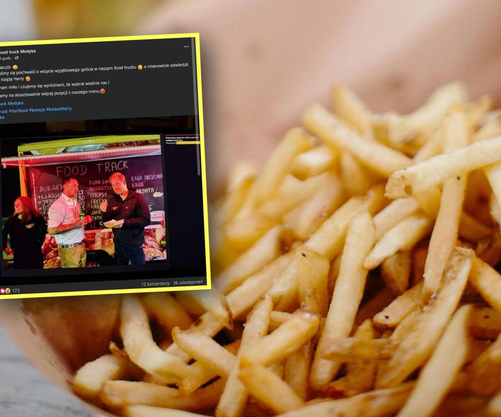 Książe Harry zamówił frytki
