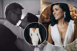 Przepiękna panna młoda Kasia Cichopek na profesjonalnych zdjęciach. Jak modelka? I ten dekolt!