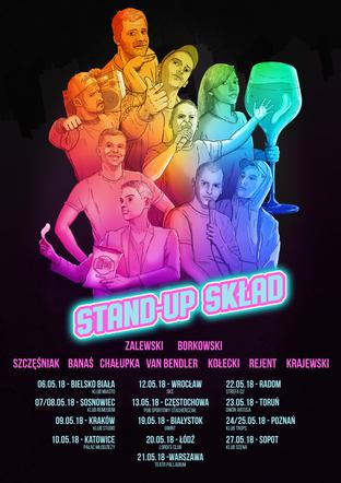 Trasa komediowa Stand-up Skład - kto wystąpi? 