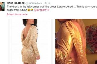 Nie zamawiaj sukienek z Chin