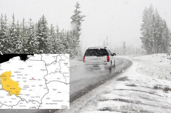 Niebezpieczne warunki na polskich drogach. IMGW ostrzega przed marznącymi opadami [MAPA] 