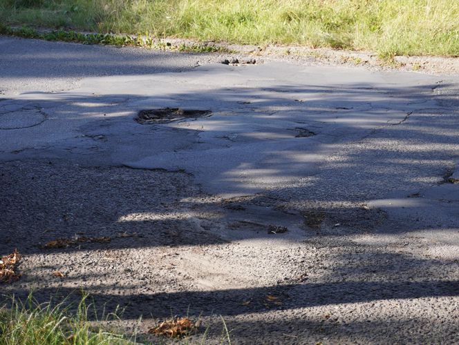 Ul. Pogodna w Lublinie przed remontem