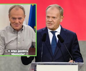 Nowe nagranie Donalda Tuska zaskakuje! Gonimy Niemców