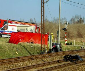 Małżeństwo zginęło w wypadku na torach pod Iławą. Wiele lat temu w pobliżu zginął też ich syn