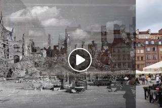 Zobacz niesamowity film: Przenieś się w czasie i porównaj Warszawę dziś i 75 lat temu! [WIDEO]