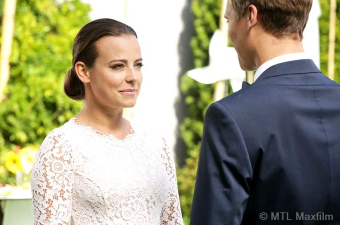 M jak miłość. Magda (Anna Mucha) i Olek (Maurycy Popiel)