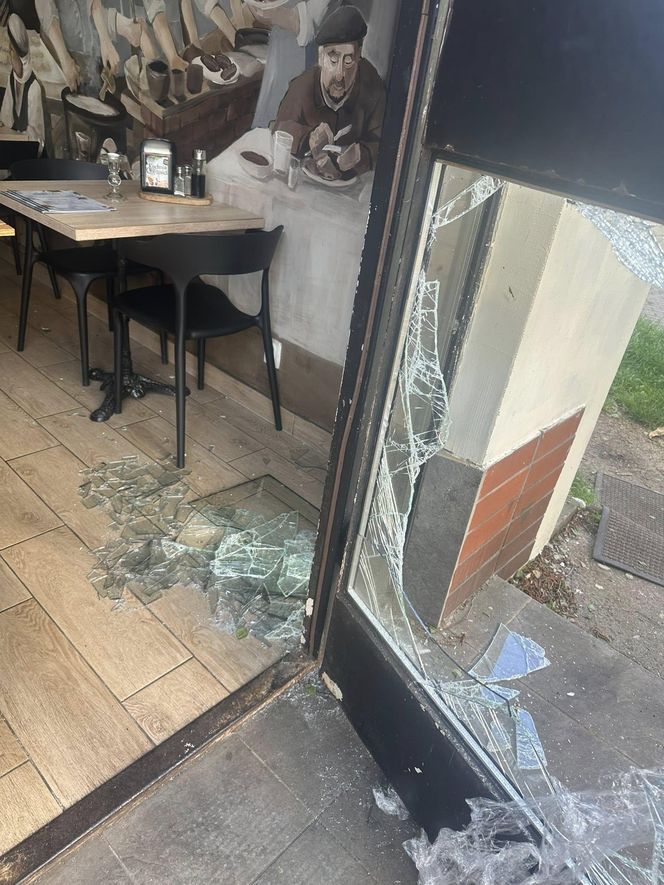 Bandyci włamali się w nocy do restauracji na Biskupinie. "Straciliśmy wszystko, co budowaliśmy przez 3 lata"